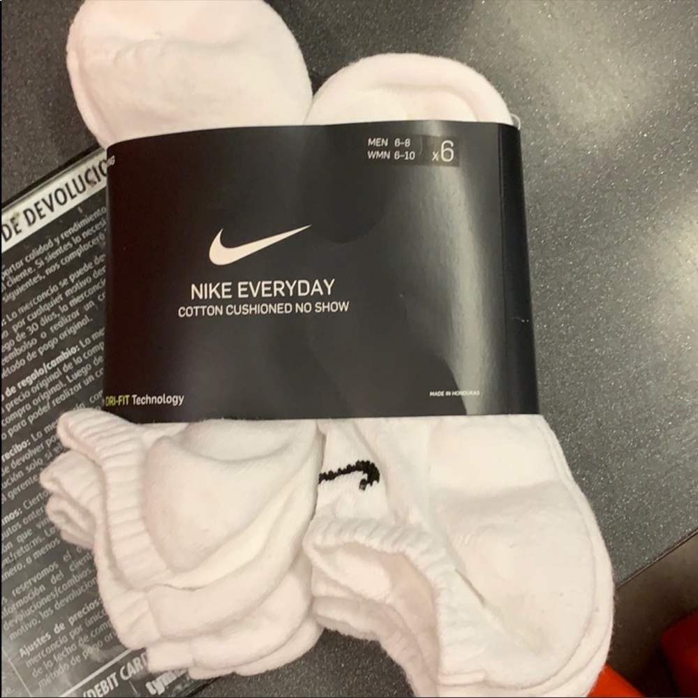 NIKE EVERYDAY COTTON CUSHIONED NO SHOW men’s socks - Picture 4 of 11
